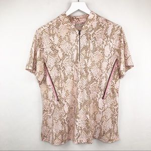 Tail Tech Snakeskin Spandex Blend Top